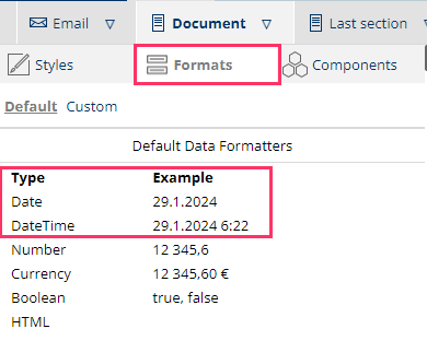 Format Date and Time