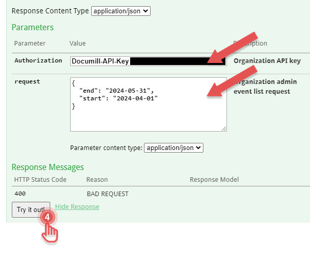 Organization Log - Swagger UI - parameters.jpg