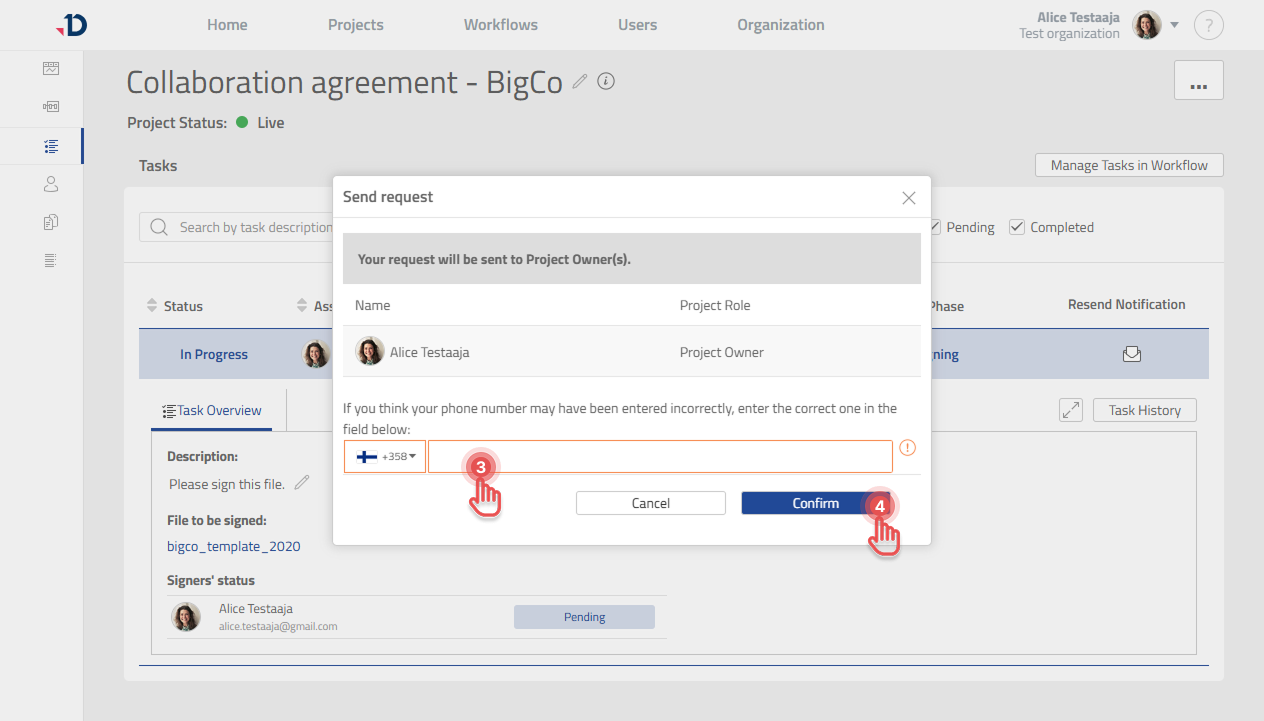 SMS Authentication - provide phone number.png