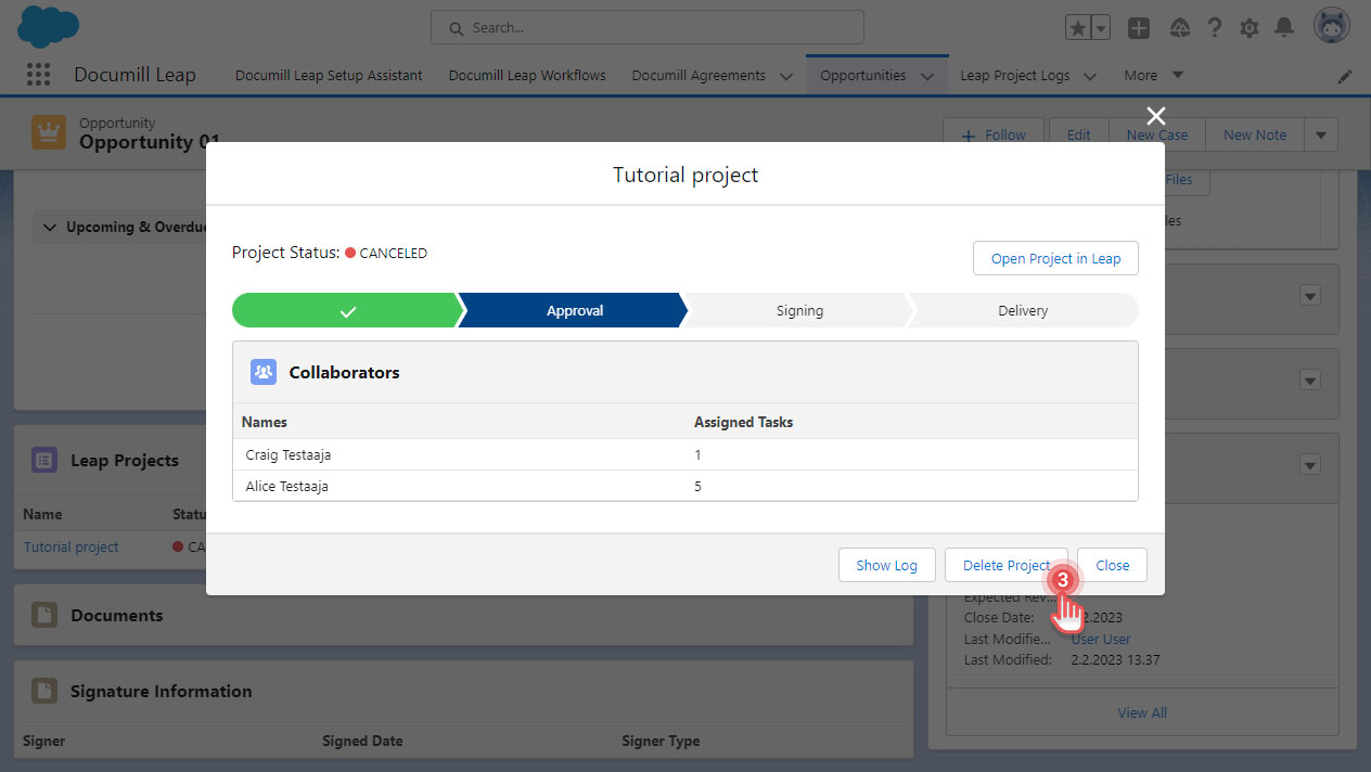 Manage live project - delete project.jpg