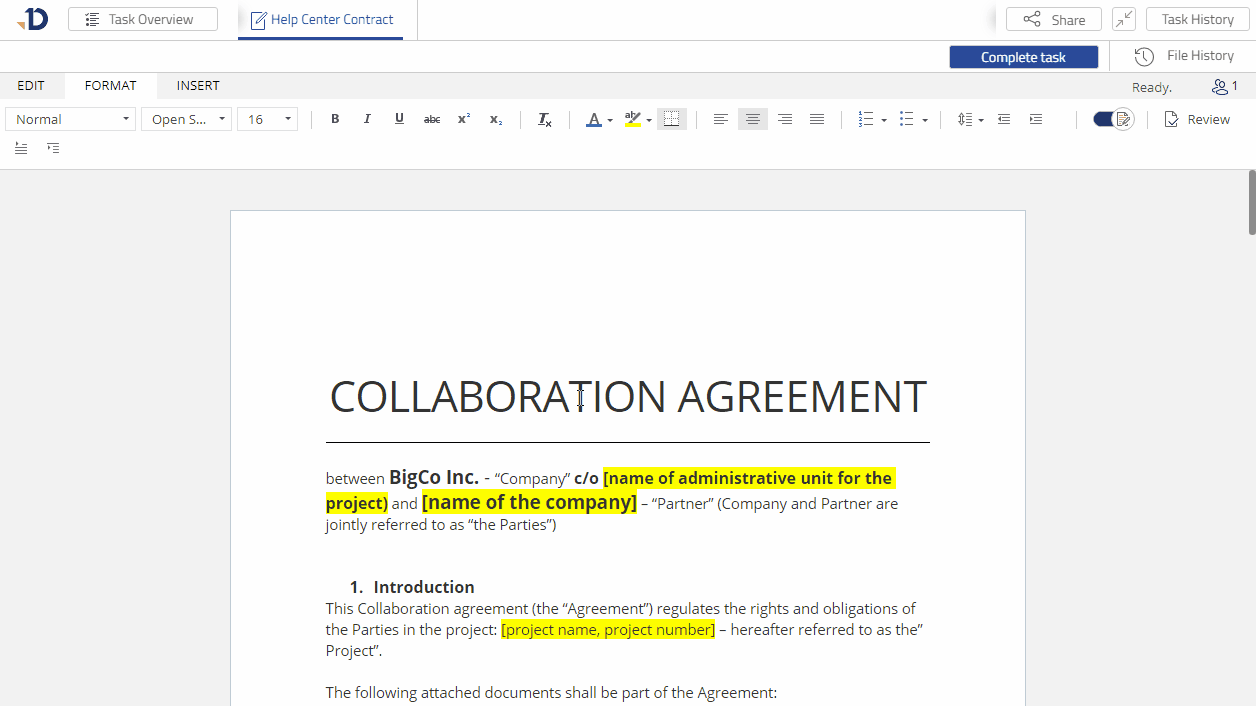 Open a Task - Check Task Overview.gif