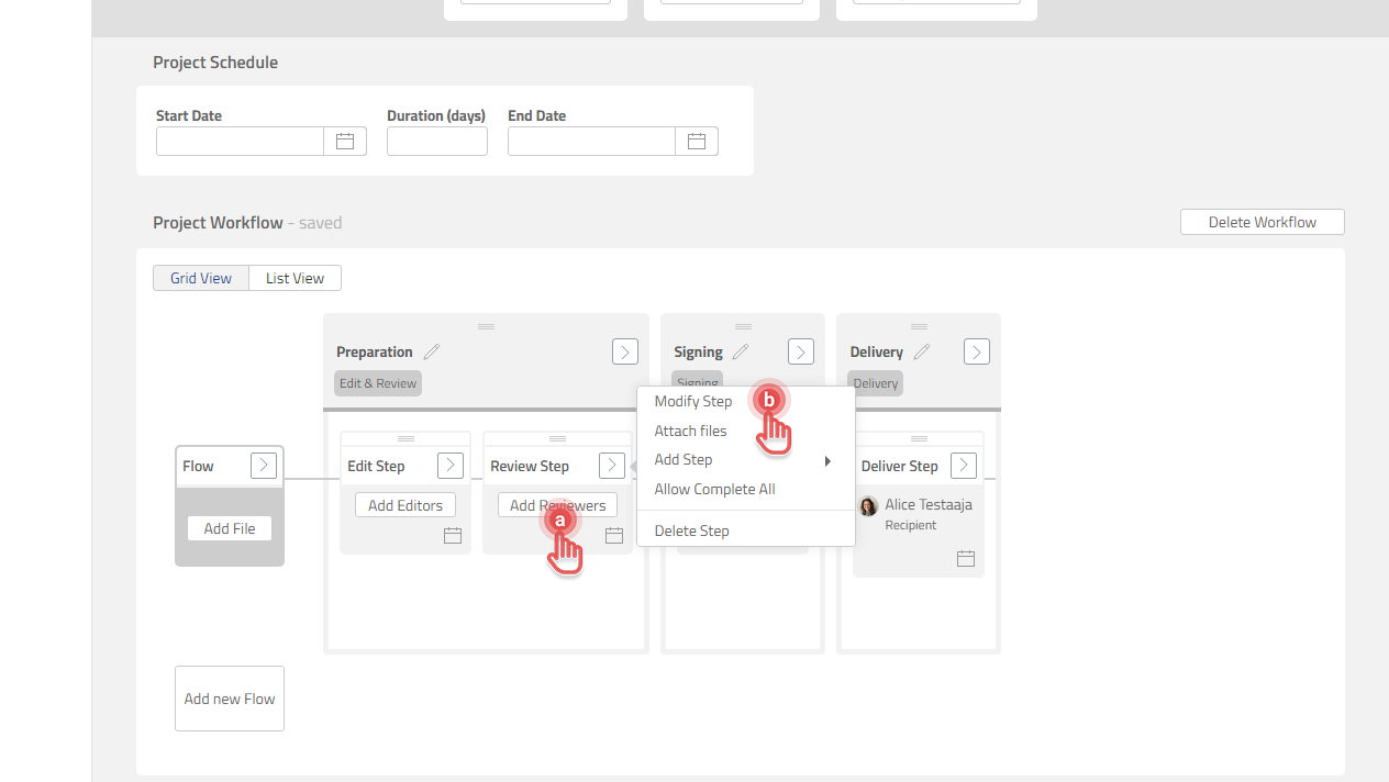 Manage step - Manage collaborator.png