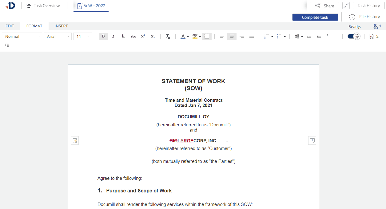 First tasks - edit task completed.gif