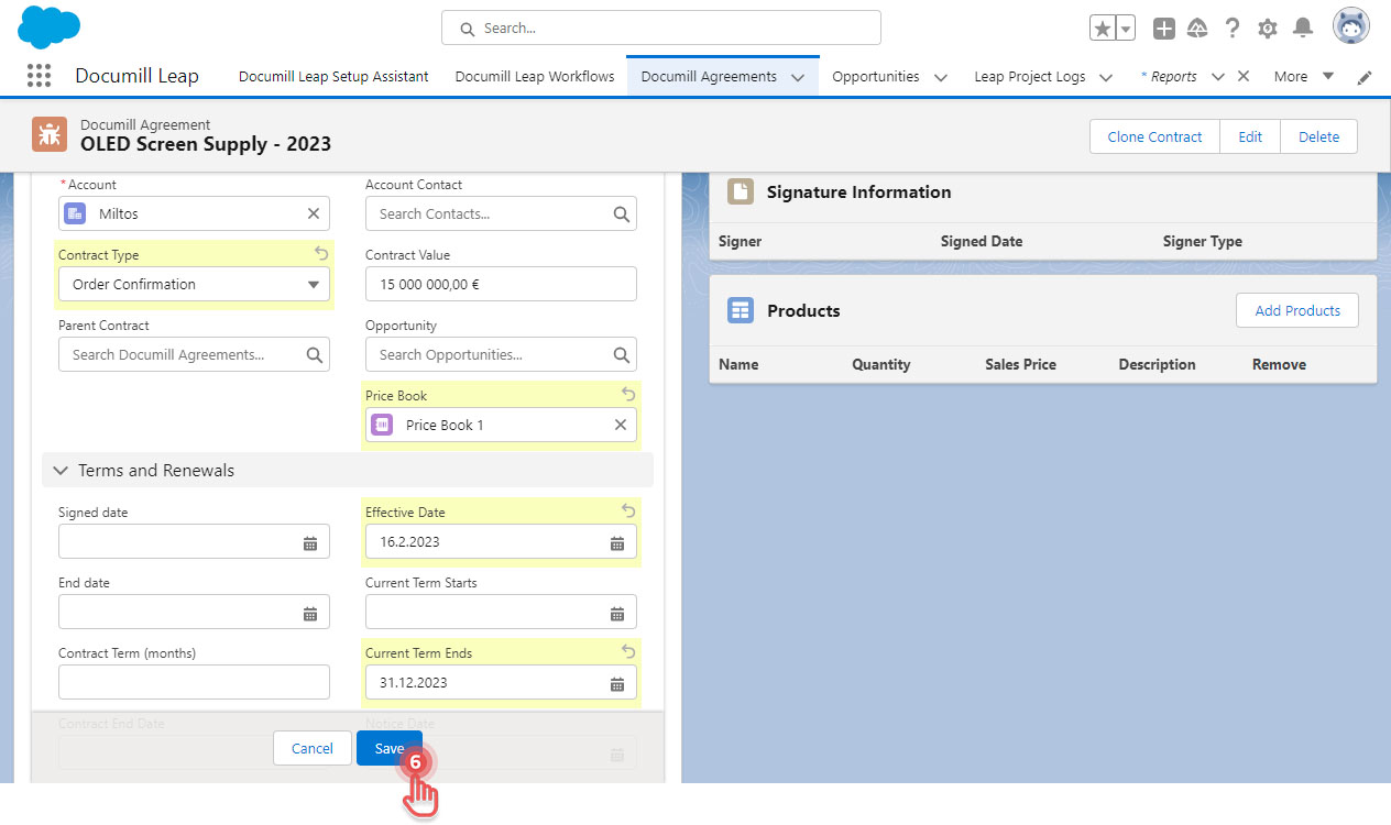 Save Documill Agreement modification.jpg