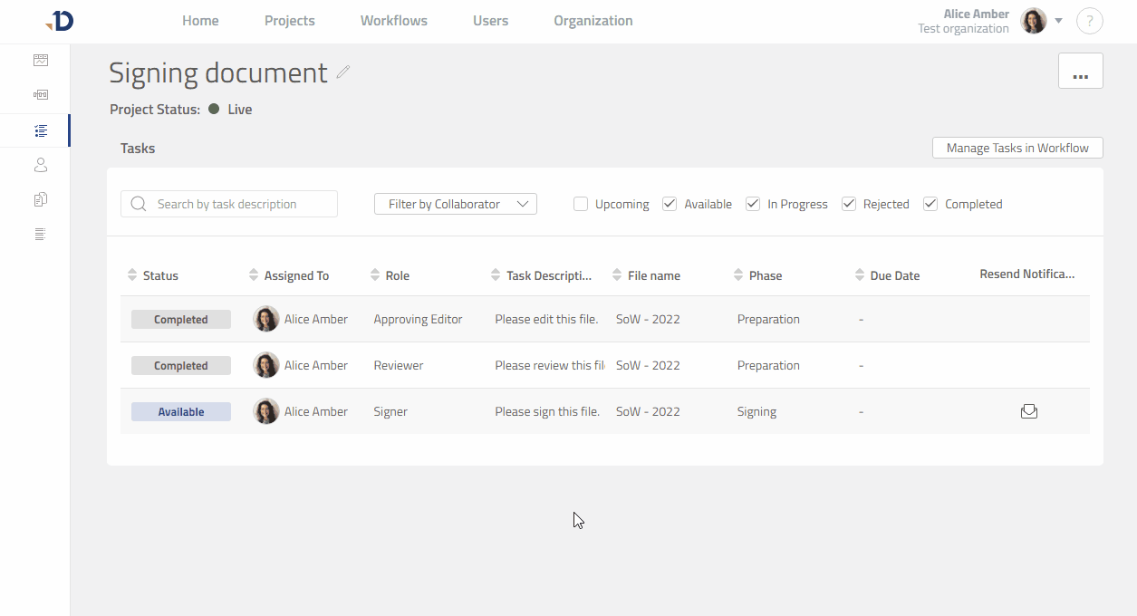 First tasks - Sign task opened.gif