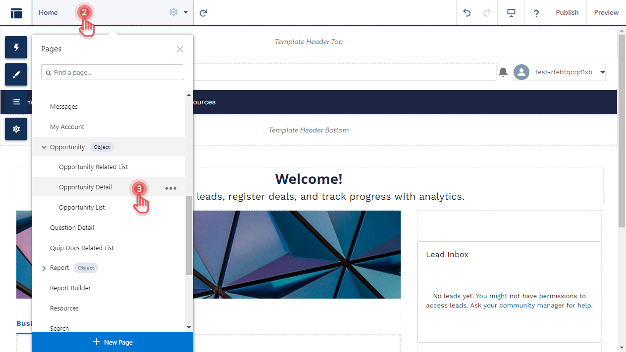 Experience Cloud - object record detail page selection.png