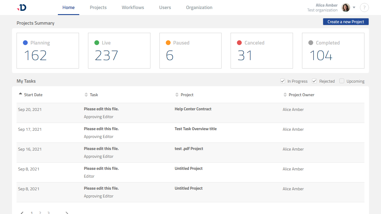 Open a Task - Home page My Tasks.png